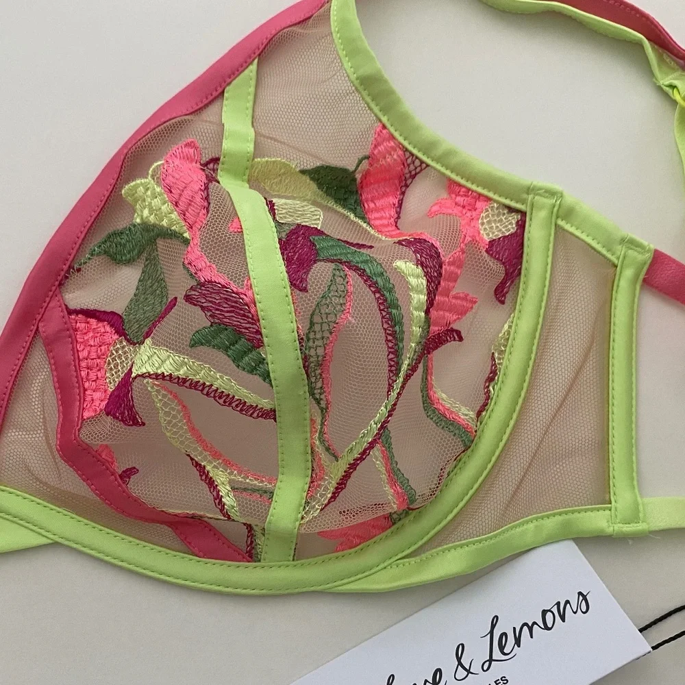 NWT For Love and Lemons 🍋 Petunia Underwire Bra - Picture 6 of 8